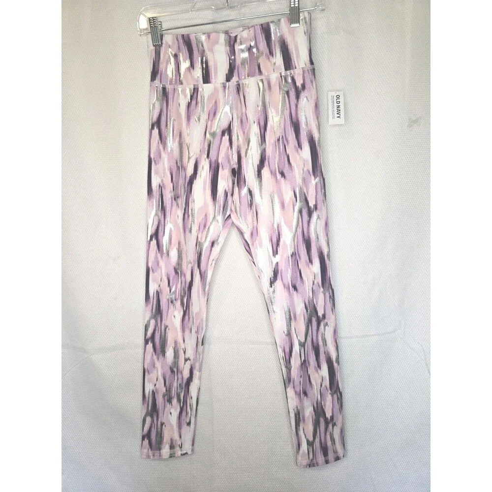 Old Navy Active Girls Sz XL (14-16)Powersoft High Rise Athletic Leggings Pink
